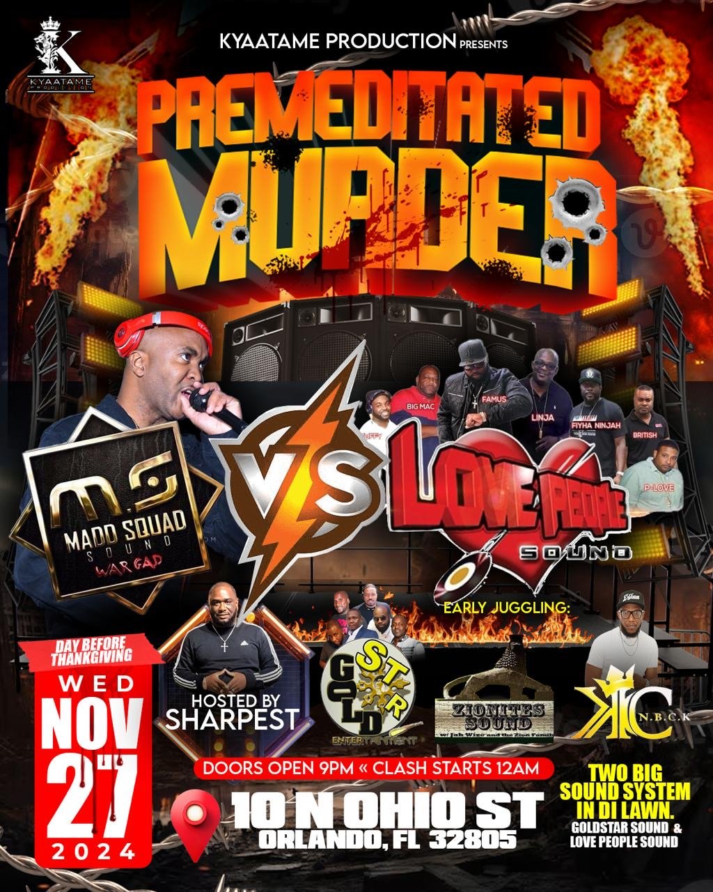 Epic Sound Clash in Orlando| Premeditated Murder | A Night to Remember