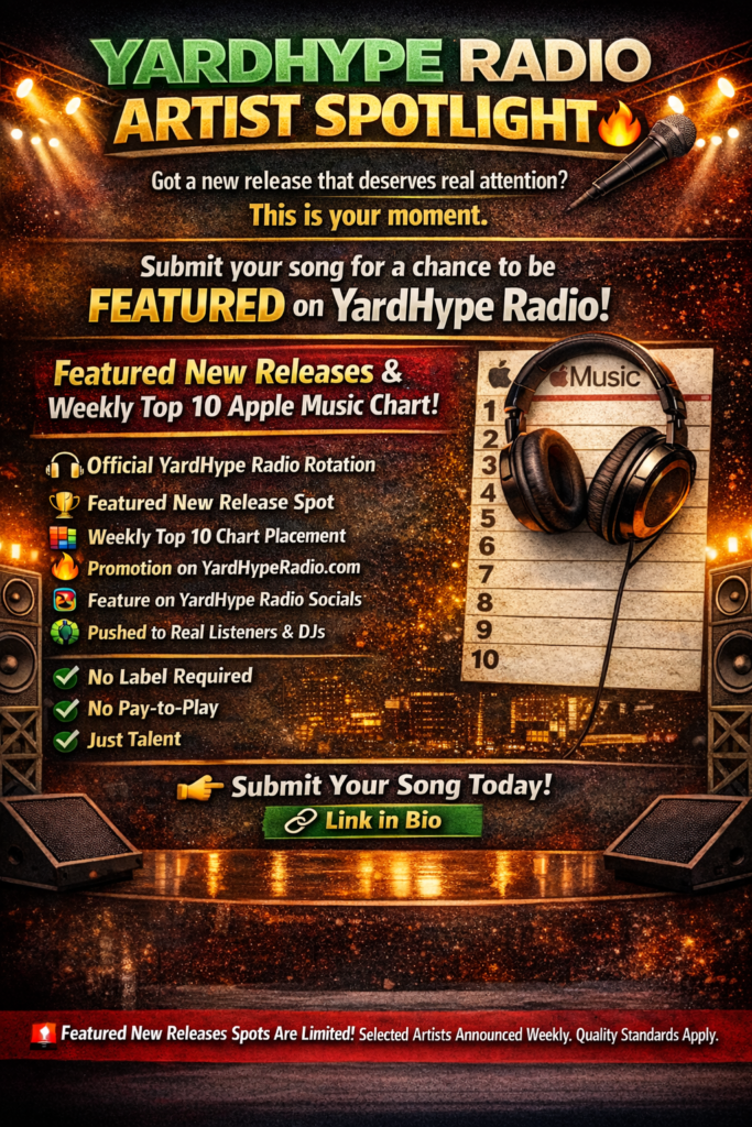 Artist Spotlight,Apple Music,Dancehall,weekly chart,free promotions