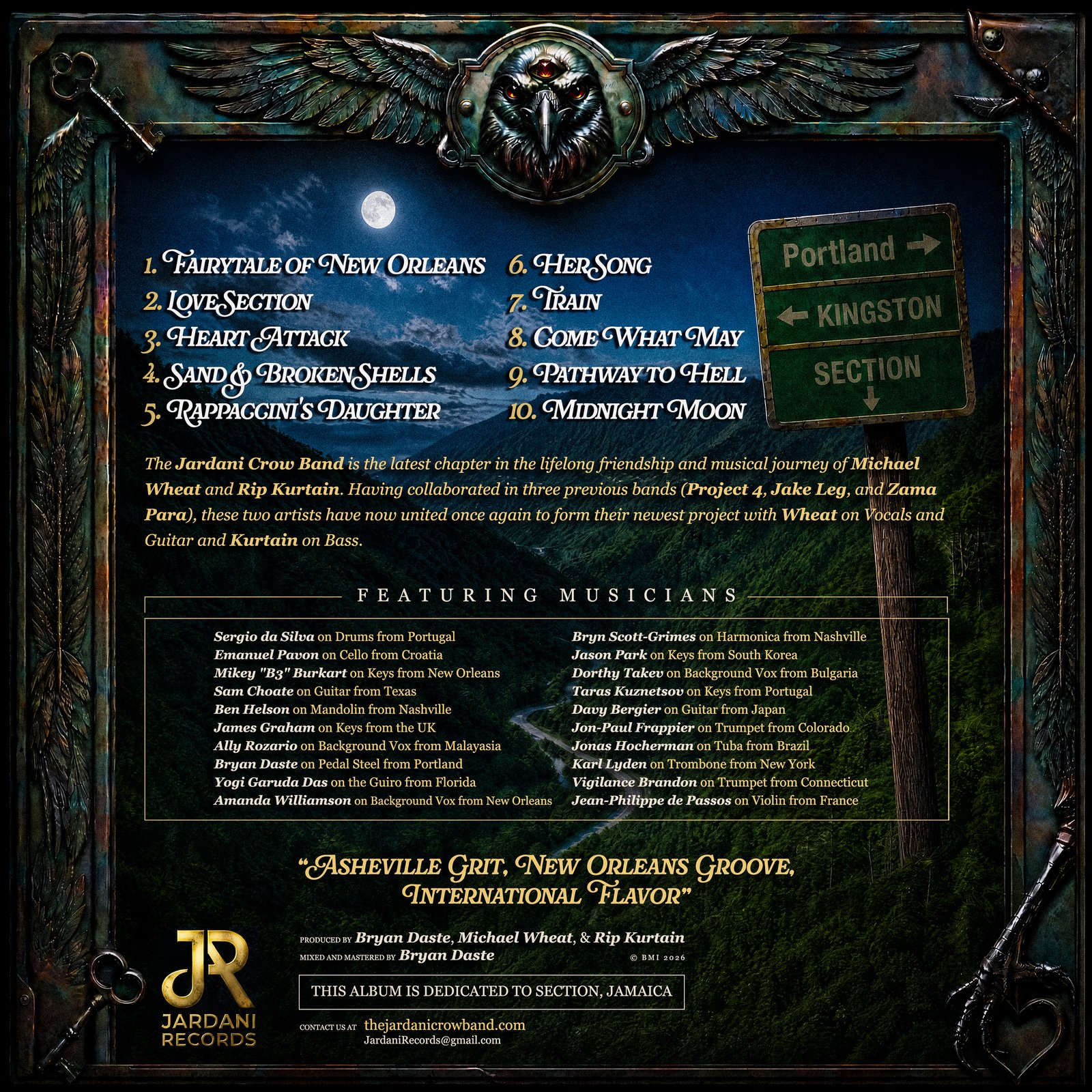 The Jardani Crow Band artwork